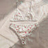 Love Print Lingerie Set
